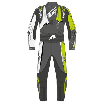 Furygan Eclipse X Kevlar Bianco Nero Giallo Stab