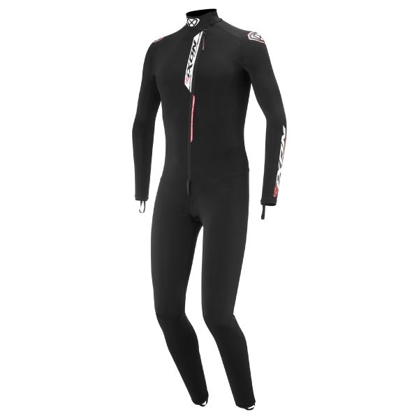 Tute Moto in pelle Ixon Raec Body Pyj 2 Nero Bianco