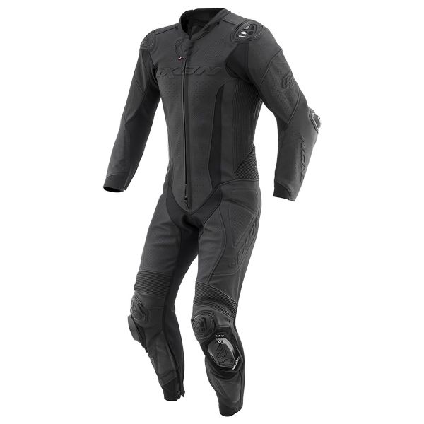 Tute Moto in pelle Ixon Vortex 3 Nero Nero Tute Moto in pelle Ixon Vortex 3 Nero Nero