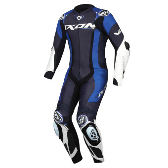 Tute Moto in pelle Ixon Vortex 3 Blue White