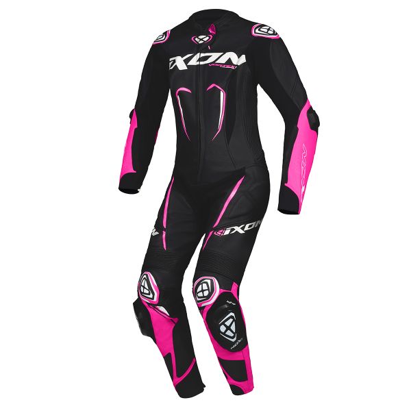 Tute Moto in pelle Ixon Vortex 3 Lady Black Pink White Tute Moto in pelle Ixon Vortex 3 Lady Black Pink White