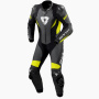 Tute Moto in pelle REV'IT Control Black Neon Yellow 1PC