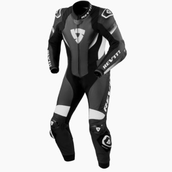 Tute Moto in pelle REV'IT Control Black White 1PC
