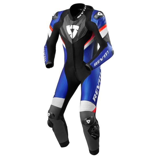 Tute Moto in pelle REV'IT Hyperspeed 2 Nero Blu