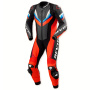 Tute Moto in pelle REV'IT One Piece Quantum 3 Neon Red Black