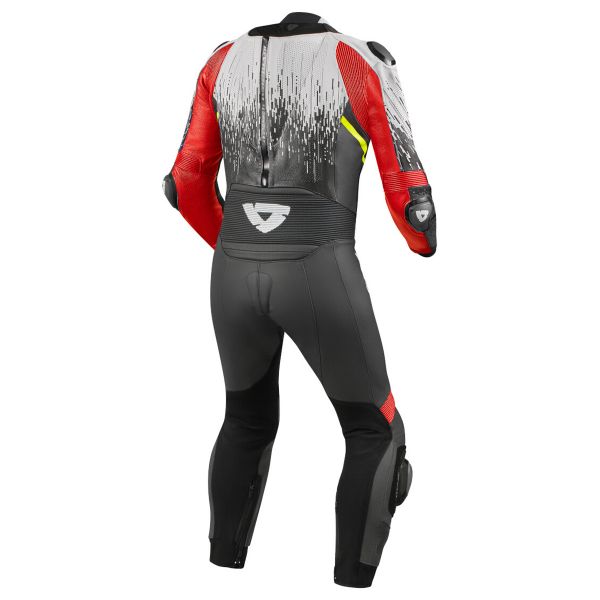 REV'IT Quantum 2 Bianco Neon Rosso