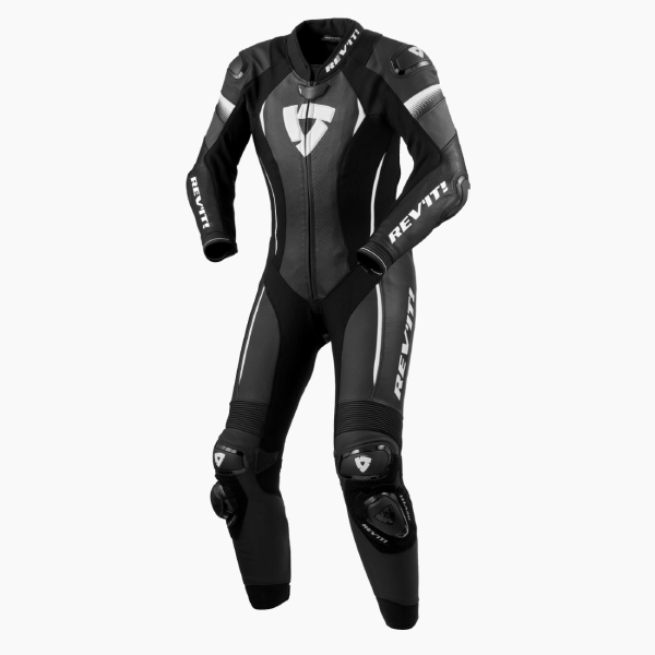 Tute Moto in pelle REV'IT Xena 4 Ladies Black White 1PC