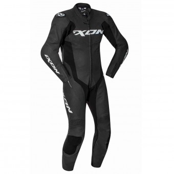 Tute Moto in pelle Ixon Falcon Nero Bianco