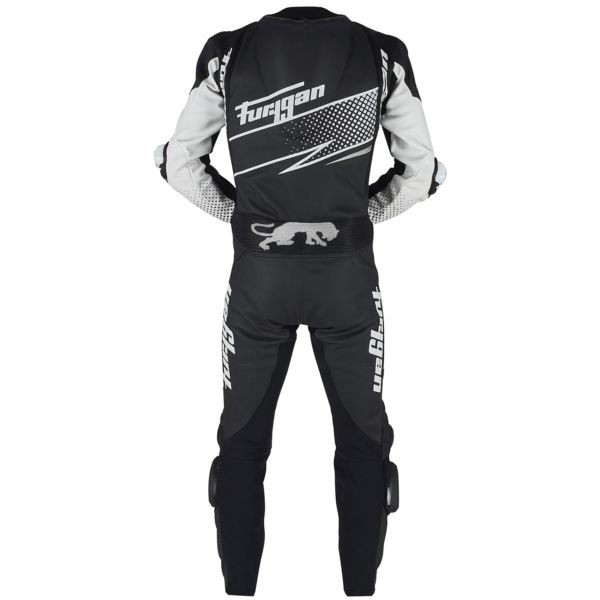 Furygan Full Ride Black White Silver