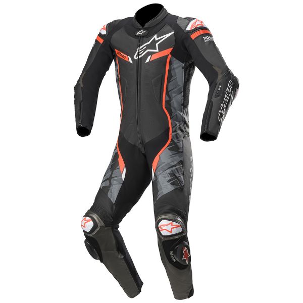 Tuta moto Alpinestars GP Pro V3 Tech-Air Compatible Black Camo Red Fluo in  Stock | iCasque.it