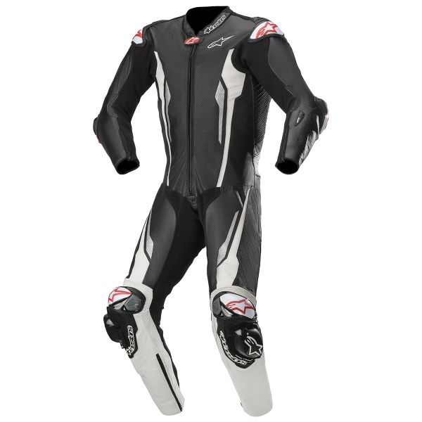 Tuta moto Alpinestars Racing Absolute Tech-Air Compatible Black White in  Stock | iCasque.it