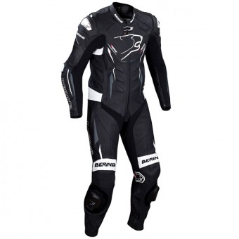 Tute Moto in pelle Bering Ultimat-R Nero Blu Bianco Grigio