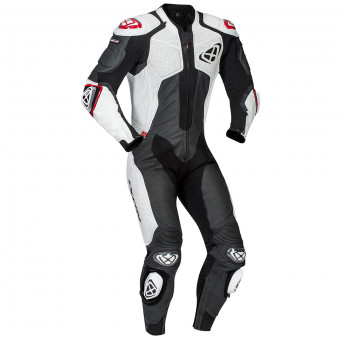 Tute Moto in pelle Ixon Vendetta Black White