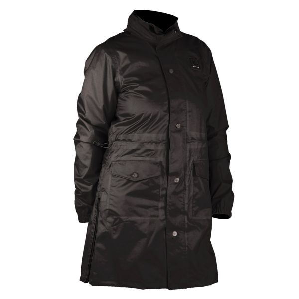 Giacche e giacche lunghe antipio V'Quattro Mama Black Lady Rain Trench