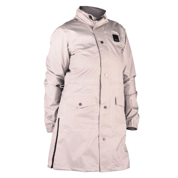 Giacche e giacche lunghe antipio V'Quattro Mama Cream Lady Rain Trench