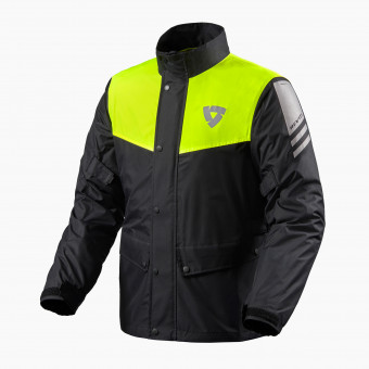 Giacche e giacche lunghe antipio REV'IT Nitric 3 H2O Black Neon Yellow