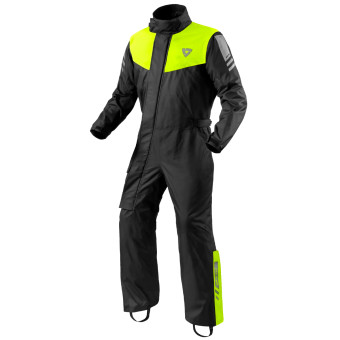 Tute Antipioggia REV'IT Pacific 4 H2O Black Neon Yellow