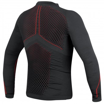 Dainese D-Core No-Wind Thermo Tee Black Red
