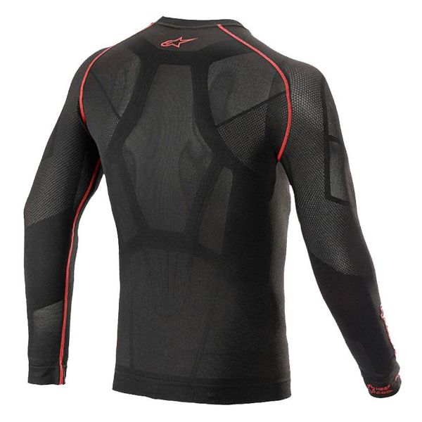 Alpinestars Ride Tech V2 Top manica lunga estivo nero rosso