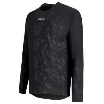 Knox Maglia intima a doppio strato attivo, maniche lunghe, nera