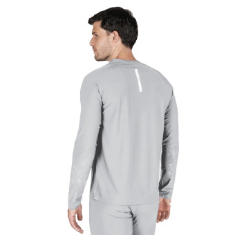 Knox Maglia intima a doppio strato attivo, maniche lunghe, grigia