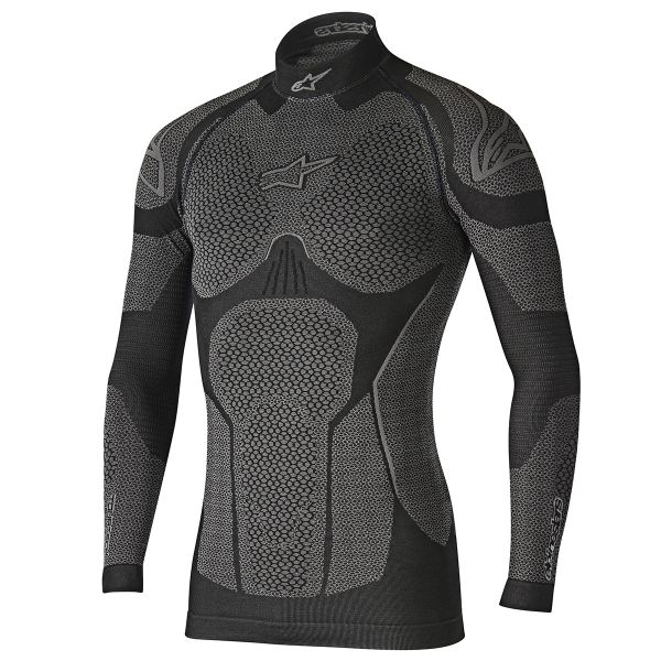 Maglia Intima Riscaldata Alpinestars Ride Tech Top LS Inverno Nero Grigio Maglia Intima Riscaldata Alpinestars Ride Tech Top LS Inverno Nero Grigio