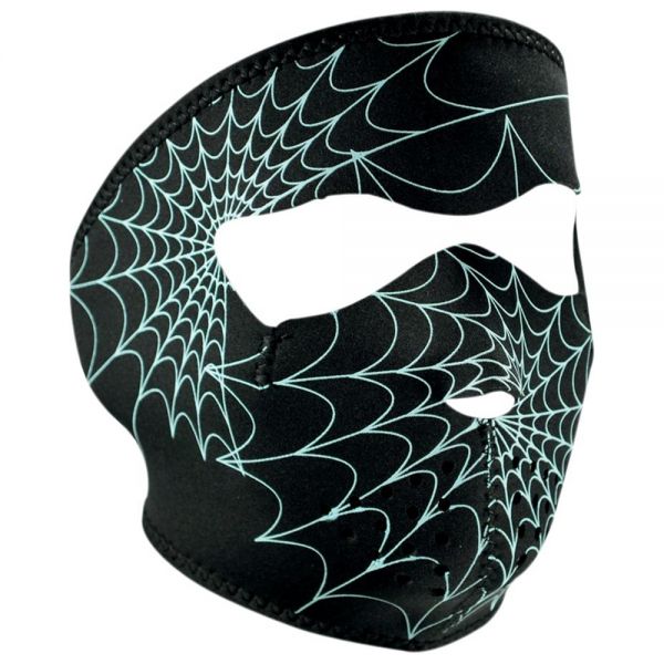 Collare invernale Zanheadgear Spiderweb Glow In The Dark