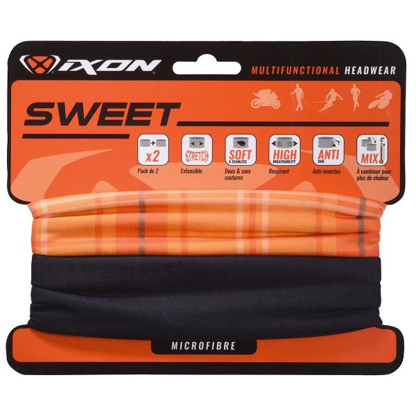 Scaldacollo Moto Ixon Sweet Square Orange - Uni Nero