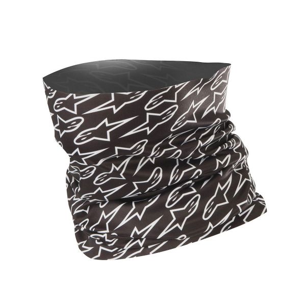 Scaldacollo Moto Alpinestars Tubo da collo Astars nero bianco