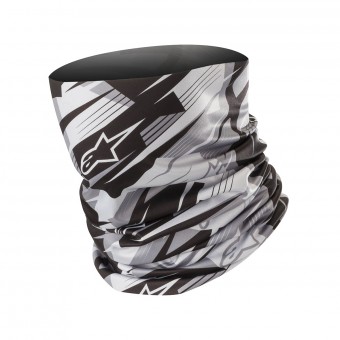 Scaldacollo Moto Alpinestars Tubo collo sfocato nero antracite Scaldacollo Moto Alpinestars Tubo collo sfocato nero antracite
