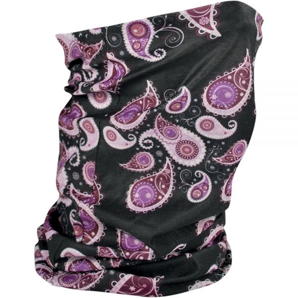 Scaldacollo Moto Zanheadgear Purple Paisley