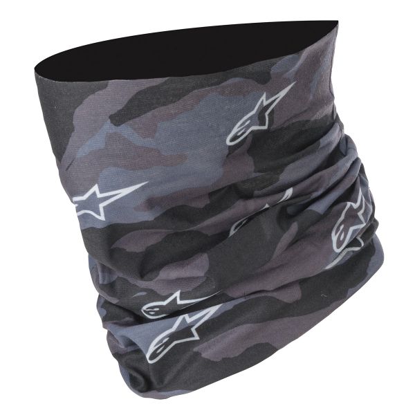 Scaldacollo Moto Alpinestars Tubo da collo tattico nero grigio catrame Scaldacollo Moto Alpinestars Tubo da collo tattico nero grigio catrame