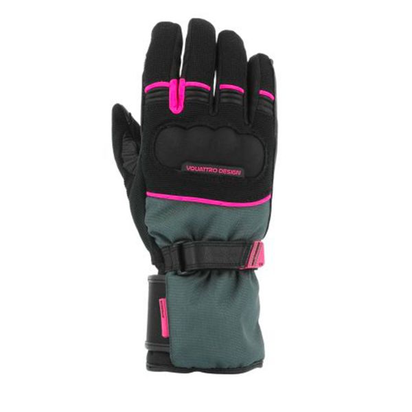 Guanti moto V'Quattro Active Lady 17 Black Pink