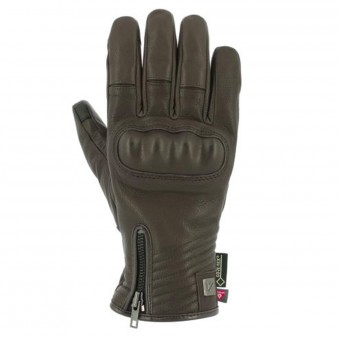 Guanti moto V'Quattro Cafe Racer Gore-Tex Brown
