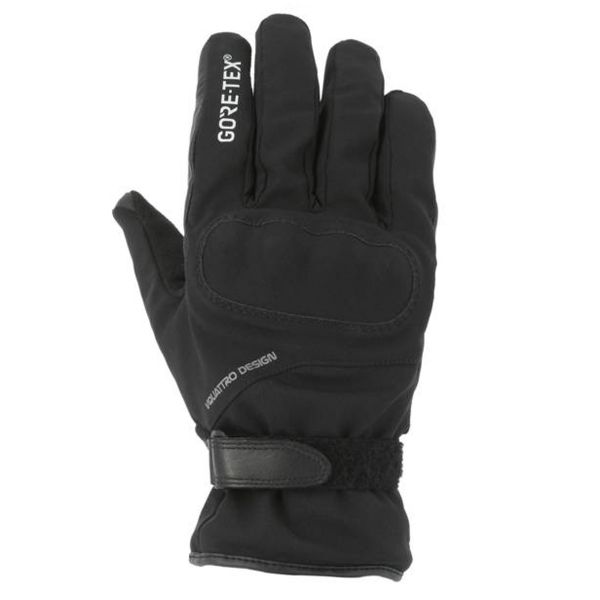 Guanti moto V'Quattro Enzo 17 Gore-Tex Black