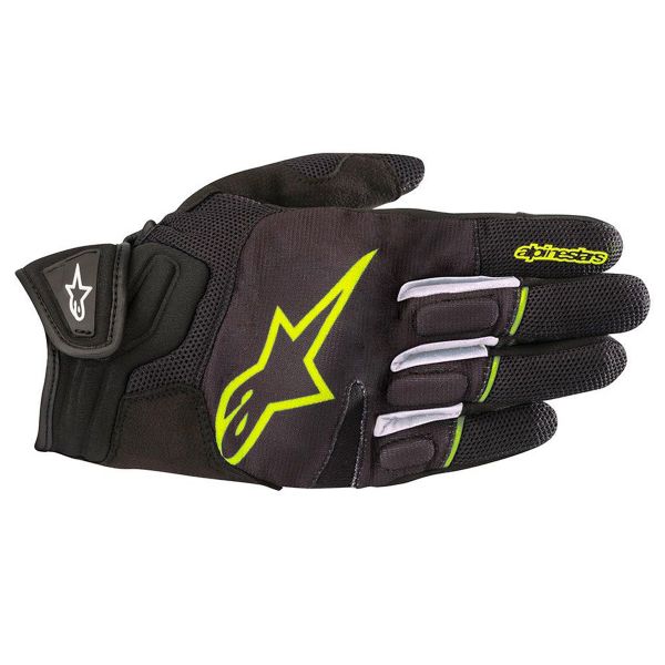 Guanti moto Alpinestars Guanto Atom Nero Giallo Fluo Guanti moto Alpinestars Guanto Atom Nero Giallo Fluo