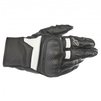Guanti moto Alpinestars Axis Leather Black White