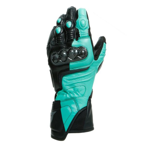 Guanti moto Dainese Carbon 3 Lady Black Aqua Green Anthracite