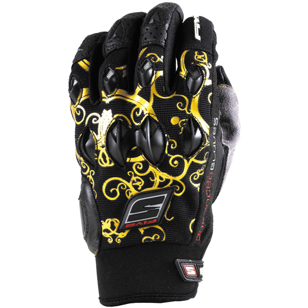 Guanti moto Five Stunt Replica Tribal Gold