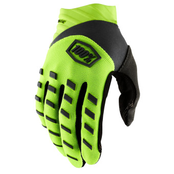 Guanti moto 100% Airmatic Neon Yellow Black