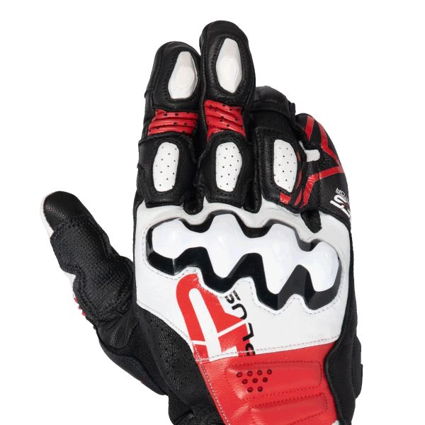 Alpinestars GP Plus R V3 Pelle Nero Bianco Rosso Brillante