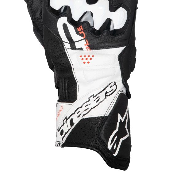 Alpinestars GP Plus R V3 Pelle Nero Bianco Rosso Fluo