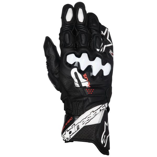 Guanti moto Alpinestars GP Plus R V3 Pelle Nero Bianco
