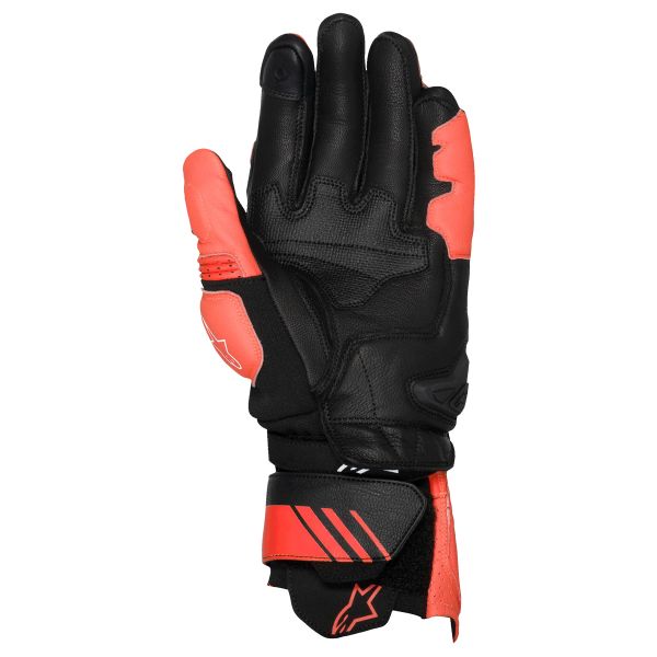 Alpinestars GP Plus R V3 Pelle Rosso brillante Rosso fluo Nero
