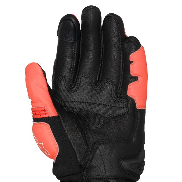 Alpinestars GP Plus R V3 Pelle Rosso brillante Rosso fluo Nero