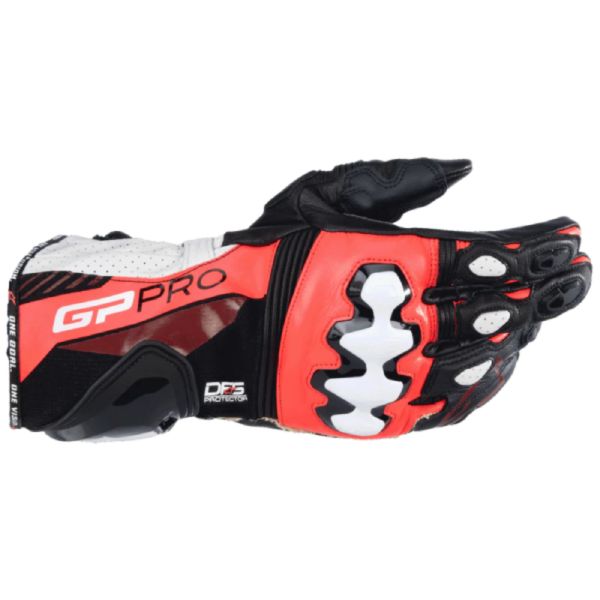 Guanti moto Alpinestars GP Pro R4 Black Red Fluo White Guanti moto Alpinestars GP Pro R4 Black Red Fluo White
