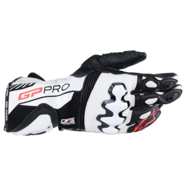 Guanti moto Alpinestars GP Pro R4 Black White