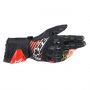 Guanti moto Alpinestars Guanto GP TECH V2 Nero Bianco Rosso Fluo