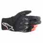 Guanti moto Alpinestars Hyde XT Drystar XF nero rosso brillante