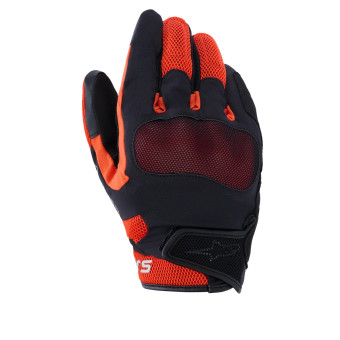 Guanti moto Alpinestars Mogress Airflow Black Red Tangerine